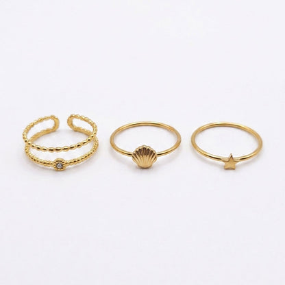 Anel Trio Shell Light