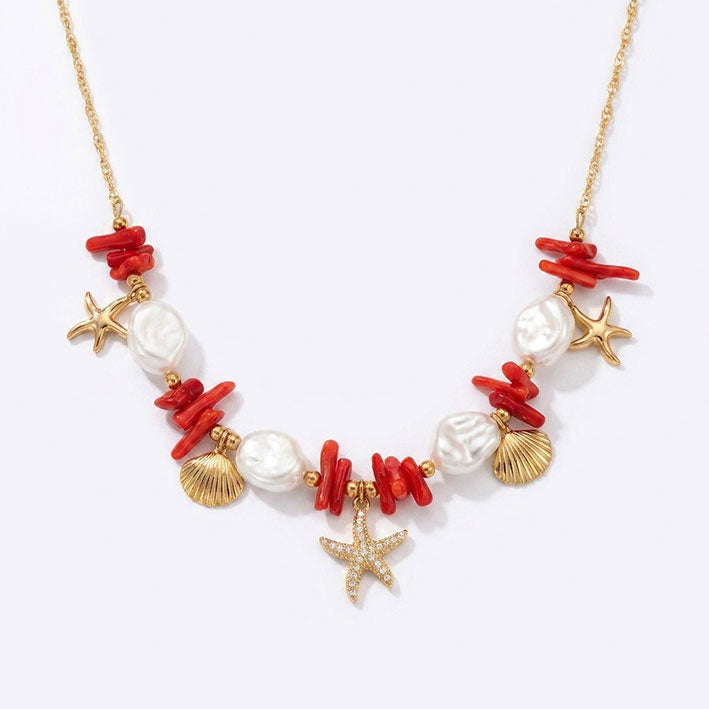 Colar Coral Tide