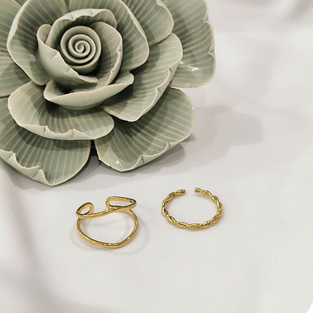 Conjunto Anéis Duo Flow